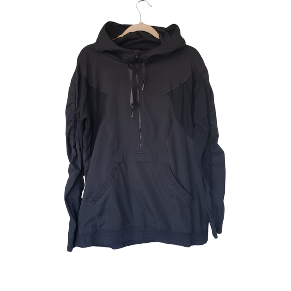 RARE Lululemon Leader Of The Track 1/2 Zip Pullover Hoodied Windbreaker Jacket - Picture 1 of 10